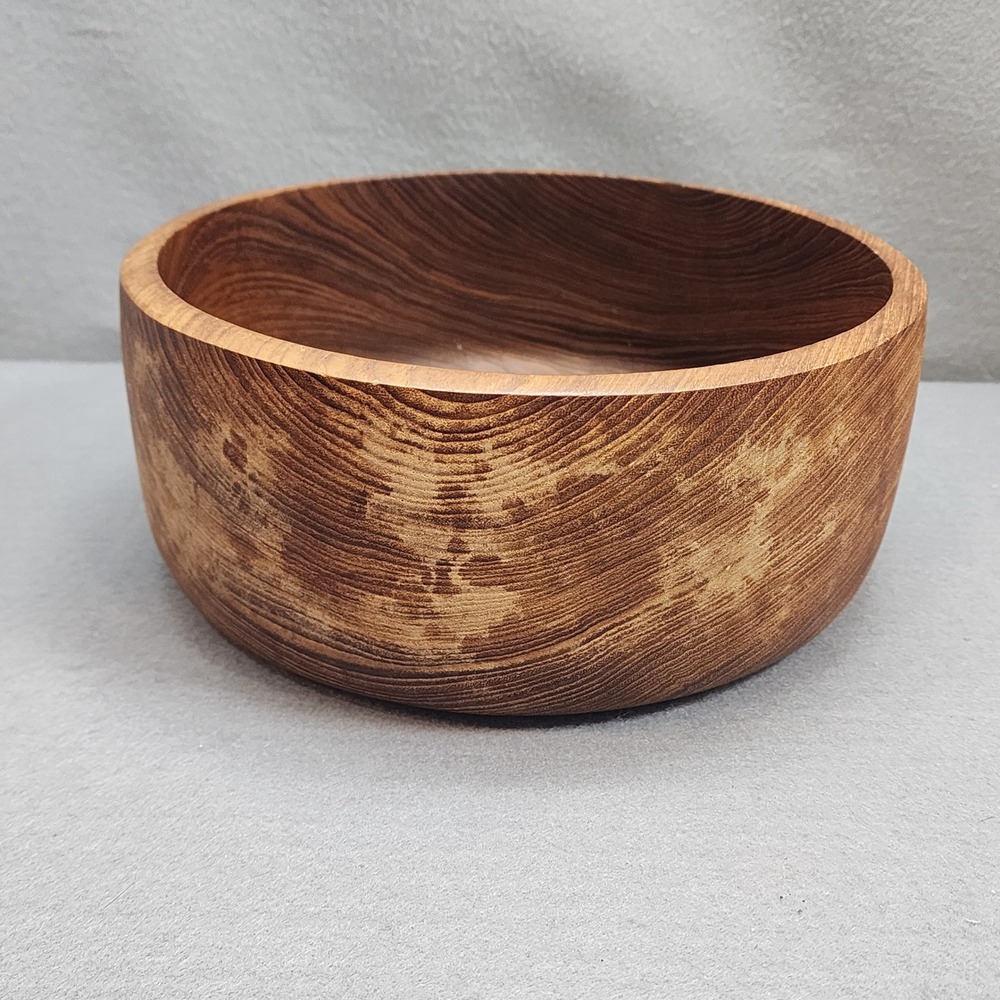 Goodwood Serving Bowl Brown Genuine Teak Wood Mid Century Modern Thailand 10in‎